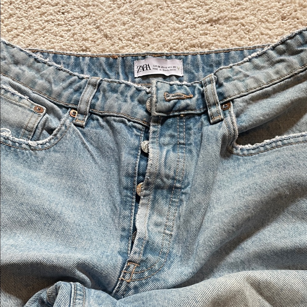 Zara high rise Blue Jeans - Picture 5 of 5